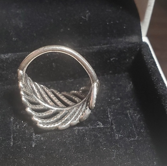 PANDORA Light as a Feather Clear CZ Ring Size 50 - Picture 5 of 15